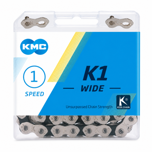 CORRENTE 1/2X1/8X112, K1-W, PRATEADO